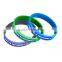 fancy custom embossed imprinted logo silicone wristbands bracelet