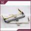 8 *3 inch Guangzhou factory metal olive lock & kiss lock clutch purse frame