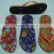 663 LOULUEN Custom PVC And EVA Woman Beach Flip Flops Slippers With Logo