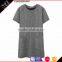 Pure cotton dress shirt collar pure color T-shirt skirt to show thin thin contracted joker loose skirt in summer