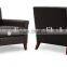 Chinahotel furniture hotel lounge chair with ottoman YG7006