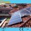 Glazed tile roof solar mounting system