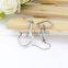 Unique hot selling women jewelry with silver magnetic heart earrings