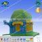 Green Outdoor Inflatable Dome Bounce Houses