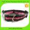Nylon reflective cotton fill dog collar with metal buckle