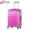 2015 hard abs pc trolley luggage suitcase 4 wheels abs trolley case/luggage