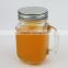 Hot Sale 16oz Clear Glass mason Jar with Handle