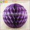 2015 hot products interior hanging decoration wave tissue paper honeycomb ball