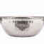 IndianArtVilla Handmade Steel Kadhai Karahi Wok With Brass Handle 500 ML - Serving Indian Food Dal Curry Vegetable Home Hotel