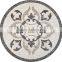 Flower tile round mosaic medallion floor patterns