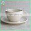 White Drinking Melamine Cups Eco-friendly Melamine Cups With Saucer