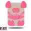 Fashion Red 9.7 inch Wool Felt Tablet Case Cartoon Pig Bag Tablet Sleeve Tablet Pouch Laptop bag
