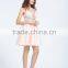 Pink mesh Vneck cheap short cocktail dress with beads in 2016