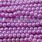 whole sale colorful 14mm immitation pearl ABS round plastic beads chain for Jewelry christmas