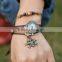 2015 New Design handmade cheap leather watch bracelet