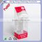 Print clear pvc box Packaging with hanger hole 2