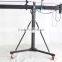 Professional LMS DV jimmy jib dslr camera crane with 10m triangle electronic control rocker arm flight case package