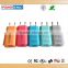 Factory wholesale colorful OEM LOGO dual port mini usb adapter for smartphone