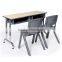 2016 multifunctional double school desk and chair in student furniture