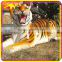 KANO5979 Indoor Artificial Animal Statue Real Fiberglass Tiger