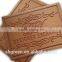 Vogue jeans true leather patch with shiny gold logo