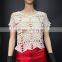 Crochet Top /bikini Cover up /lace Crochet/white Lace up Top