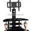 model glass led tv stands