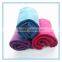 Premium quality and customized size microfiber plain dyed sport towel