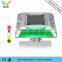 Green led light aluminum 3M reflector solar road marker cat eye