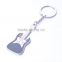 Wholesale colorful metal guitar key chains and guitar key rings/Promotional metal guitar bottle opener
