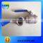 China manufacturer stainless steel 304 ball valve,SS 304 mini 0.5 inch ball valve