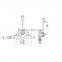GJ1105 Concrete Mixer Truck Pump Cable Control Lever