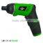 3.6V Li-ion battery cordless electric screwdriver set