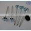 china Galvanized umbrella head roofing nails with smooth/twist shank