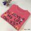 Ordinary Style Girl Sweater with Embroidery