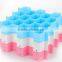 Cy272 Cute Pink Plastic Honeycomb Shape Cellular Sorting Grid Drawer Clothing Organizer Storage Box Container for Clothes