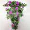 Artificial rattan plant, plastic hanging plant,silk fake flowers ivy plant