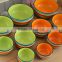 ceramic custom made bisque soup mugs bowls