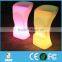 Outdoor furniture/glowing plastic lilluminated LED bar chair