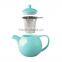 Cheap price Ceramic water pot,China Wholesale stoneware embossed water pot