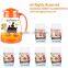 1500ml halloween christmas fruit color printing glass jug set drinking glass jug set decanter and carafer