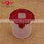OEM household 4pcs cylindrical plastic preservation box / food storage box with lid