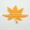 hot silicone cup placemat maple leaves cup mats table mats