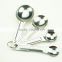 42144 4pcs Stainless Steel Nesting Measuring Cups and Spoons Set