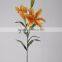 fabric high quality wholesale silk cloth flower home decorating artificial tiger lily flowers