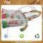 Customize See through PVC/ PP Laminated juco bag with pouch