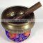 Om Crafted Buddhist Jaap Mantra Carving Kasha Special Sound Singing Bowl