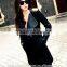Winter Womens Long Warm PU Leather Sleeve Jacket Coat Parka Trench Windbreaker