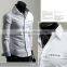 MOQ 5PCS Hot style latest fashion designs shirt for man slim fit casual man shirt