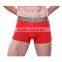cotton spandex men underwear boxer shorts With custom elastic Waistband